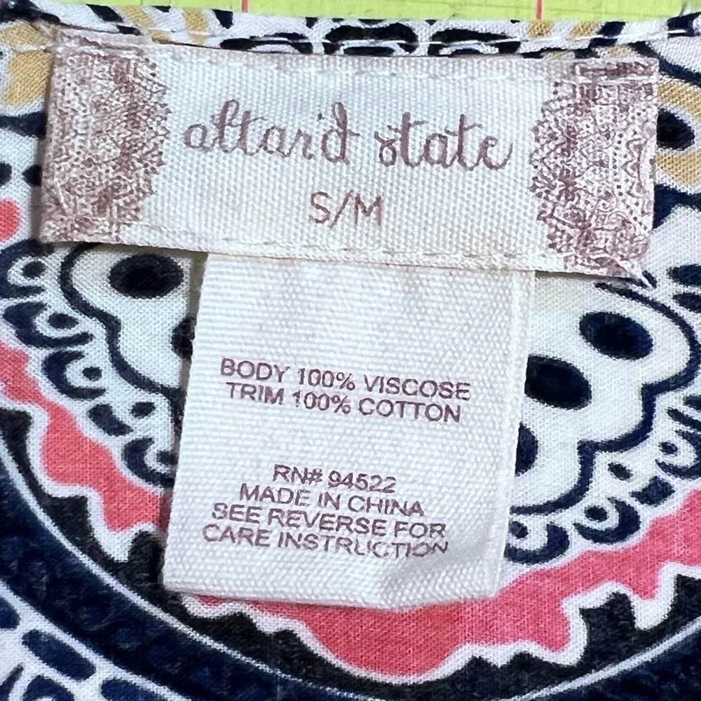 Altar’d‎ State boho duster wrap fringe mandala floral earthy lightweight layer